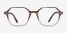 Ray-Ban RB5394 John Gradient Brown Tortoise AcetateEyeglass Frames from EyeBuyDirect, Front View