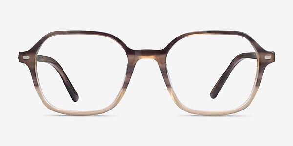 Ray-Ban RB5394 John Gradient Brown Tortoise Acétate Montures de lunettes de vue