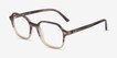 Ray-Ban RB5394 John Gradient Brown Tortoise AcetateEyeglass Frames from EyeBuyDirect, Angle View