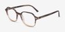 Ray-Ban RB5394 John Gradient Brown Tortoise AcetateEyeglass Frames from EyeBuyDirect, Angle View