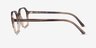 Ray-Ban RB5394 John Gradient Brown Tortoise AcetateEyeglass Frames from EyeBuyDirect, Side View