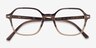 Ray-Ban RB5394 John Gradient Brown Tortoise AcetateEyeglass Frames from EyeBuyDirect, Closed View