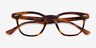 Ray-Ban RB5398 Hawkeye Striped Tortoise AcétateMontures de lunettes de vue d'EyeBuyDirect, Vue Rapprochée