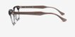 Ray-Ban RB5398 Hawkeye Brown On Trasparent Gray AcetateEyeglass Frames from EyeBuyDirect, Side View
