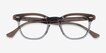Ray-Ban RB5398 Hawkeye Brown On Trasparent Gray AcetateEyeglass Frames from EyeBuyDirect, Closed View