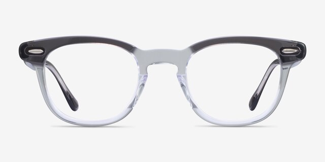 Ray-Ban RB5398 Hawkeye Top Gray On Trasparent AcetateEyeglass Frames from EyeBuyDirect, Front View