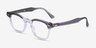 Ray-Ban RB5398 Hawkeye Top Gray On Trasparent AcetateEyeglass Frames from EyeBuyDirect, Angle View