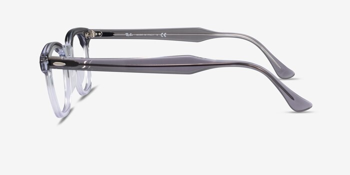 Ray-Ban RB5398 Hawkeye Gray Clear Acétate Montures de lunettes de vue d'EyeBuyDirect