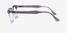 Ray-Ban RB5398 Hawkeye Top Gray On Trasparent AcetateEyeglass Frames from EyeBuyDirect, Side View