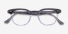 Ray-Ban RB5398 Hawkeye Top Gray On Trasparent AcetateEyeglass Frames from EyeBuyDirect, Closed View