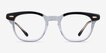 Ray-Ban RB5398 Hawkeye Black Clear AcetateEyeglass Frames from EyeBuyDirect, Front View