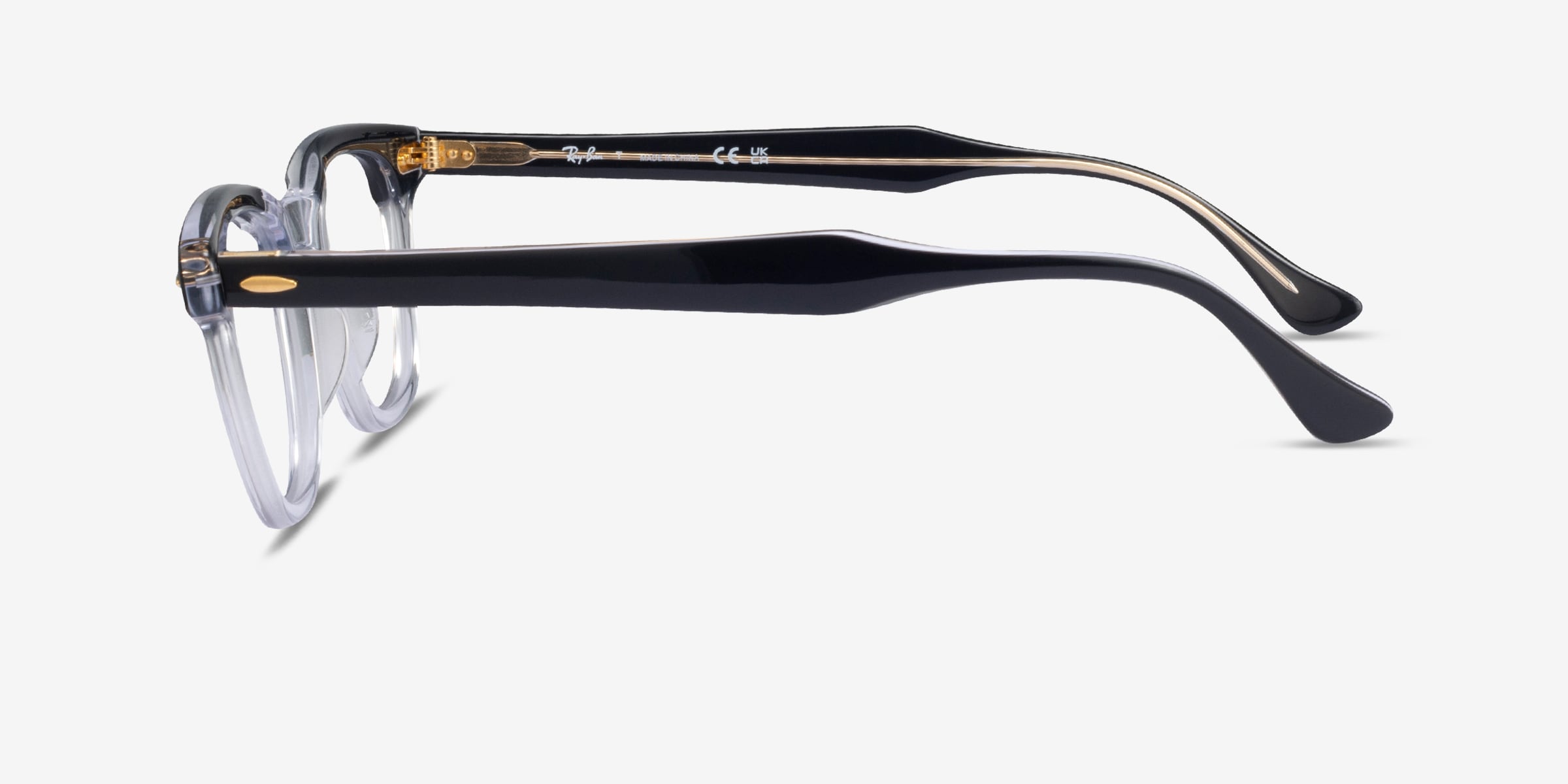 Ray-Ban RB5398 Hawkeye - Square Gray Clear Frame Eyeglasses