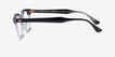 Ray-Ban RB5398 Hawkeye Black Clear AcetateEyeglass Frames from EyeBuyDirect, Side View