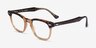 Ray-Ban RB5398 Hawkeye Tortoise On Transparent Brown AcetateEyeglass Frames from EyeBuyDirect, Angle View