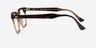 Ray-Ban RB5398 Hawkeye Tortoise On Transparent Brown AcetateEyeglass Frames from EyeBuyDirect, Side View