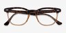Ray-Ban RB5398 Hawkeye Tortoise On Transparent Brown AcetateEyeglass Frames from EyeBuyDirect, Closed View