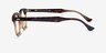 Ray-Ban RB5398 Hawkeye Tortoise Transparent Brown AcetateEyeglass Frames from EyeBuyDirect, Side View