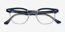 Ray-Ban RB5398 Hawkeye Blue On Trasparent AcetateEyeglass Frames from EyeBuyDirect, Closed View