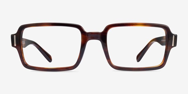 Ray-Ban RB5473 Benji Striped Tortoise AcetateEyeglass Frames from EyeBuyDirect, Front View