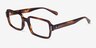 Ray-Ban RB5473 Benji Striped Tortoise AcetateEyeglass Frames from EyeBuyDirect, Angle View