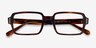 Ray-Ban RB5473 Benji Striped Tortoise AcetateEyeglass Frames from EyeBuyDirect, Closed View