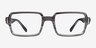 Ray-Ban RB5473 Benji Striped Gray AcetateEyeglass Frames from EyeBuyDirect, Front View