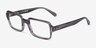 Ray-Ban RB5473 Benji Striped Gray AcetateEyeglass Frames from EyeBuyDirect, Angle View