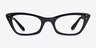 Ray-Ban RB5499 Lady Burbank Black AcetateEyeglass Frames from EyeBuyDirect, Front View