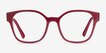 Vogue Eyewear VO5407 Bordeaux Flowers Red PlasticEyeglass Frames from EyeBuyDirect, Front View