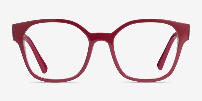 Vogue Eyewear VO5407 Bordeaux Flowers Red Plastic Eyeglass Frames from EyeBuyDirect