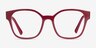 Vogue Eyewear VO5407 Bordeaux Flowers Red PlasticEyeglass Frames from EyeBuyDirect, Front View