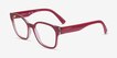 Vogue Eyewear VO5407 Bordeaux Flowers Red PlasticEyeglass Frames from EyeBuyDirect, Angle View