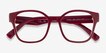 Vogue Eyewear VO5407 Bordeaux Flowers Red PlasticEyeglass Frames from EyeBuyDirect, Closed View