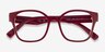 Vogue Eyewear VO5407 Bordeaux Flowers Red PlasticEyeglass Frames from EyeBuyDirect, Closed View
