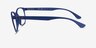 Ray-Ban RB7183 Liteforce Sand Blue PlasticEyeglass Frames from EyeBuyDirect, Side View
