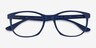 Ray-Ban RB7183 Liteforce Sand Blue PlasticEyeglass Frames from EyeBuyDirect, Closed View