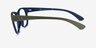 Ray-Ban RB7191 Matte Green PlasticEyeglass Frames from EyeBuyDirect, Side View