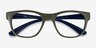 Ray-Ban RB7191 Matte Green PlasticEyeglass Frames from EyeBuyDirect, Closed View