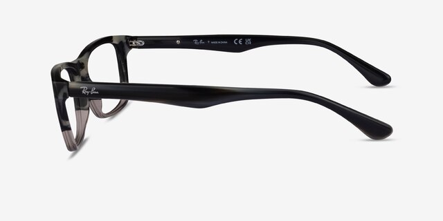Ray-Ban RB5279 Gradient Gray AcetateEyeglass Frames from EyeBuyDirect, Side View