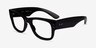Ray-Ban RB0840V Black PlasticEyeglass Frames from EyeBuyDirect, Angle View