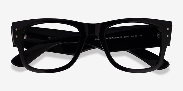 Ray-Ban RB0840V Black PlasticEyeglass Frames from EyeBuyDirect, Closed View