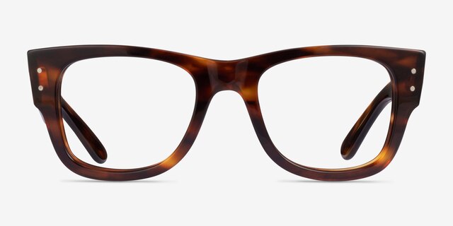 Ray-Ban RB0840V Striped Tortoise PlasticEyeglass Frames from EyeBuyDirect, Front View