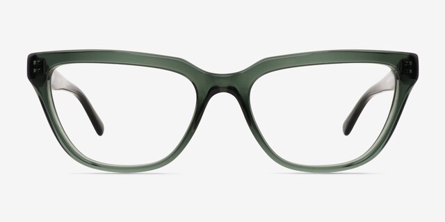 Vogue Eyewear VO5443 Transparent Green AcetateEyeglass Frames from EyeBuyDirect, Front View