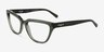 Vogue Eyewear VO5443 Transparent Green AcetateEyeglass Frames from EyeBuyDirect, Angle View
