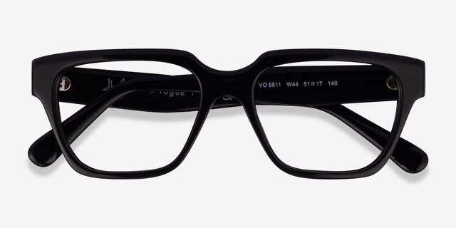 Vogue Eyewear VO5511 Black AcetateEyeglass Frames from EyeBuyDirect, Closed View