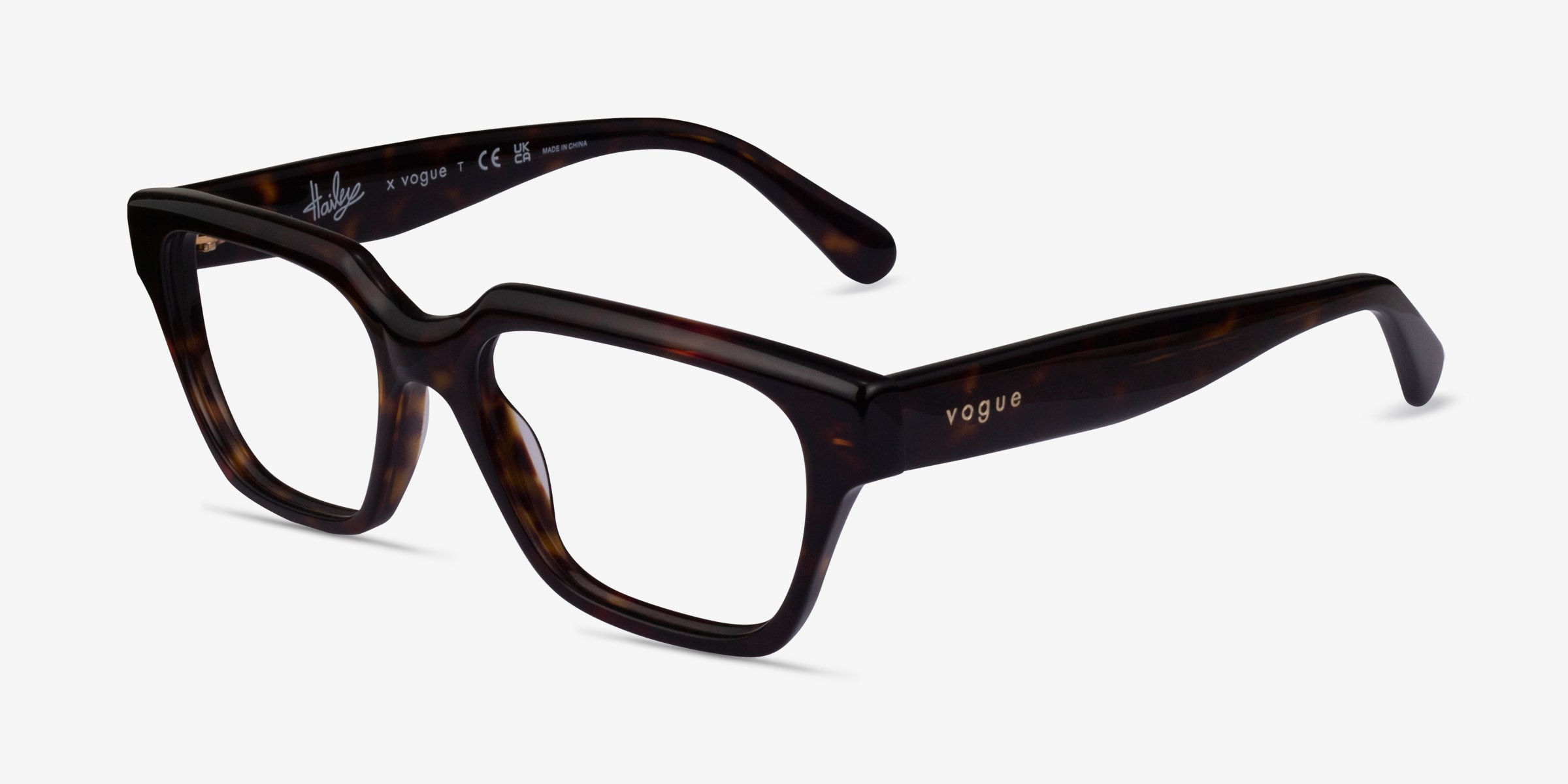 Vogue Eyewear VO5511 - Square Dark Tortoise Frame Eyeglasses