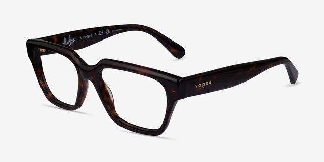 Vogue Eyewear VO5511 Dark Tortoise AcetateEyeglass Frames from EyeBuyDirect, Angle View