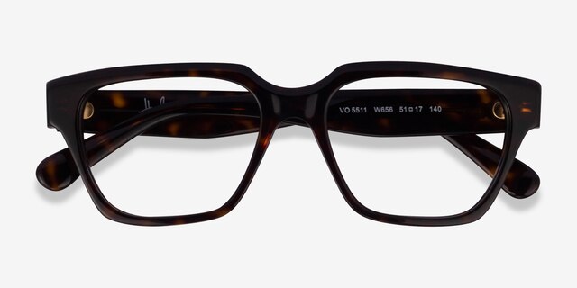 Vogue Eyewear VO5511 Dark Tortoise AcetateEyeglass Frames from EyeBuyDirect, Closed View