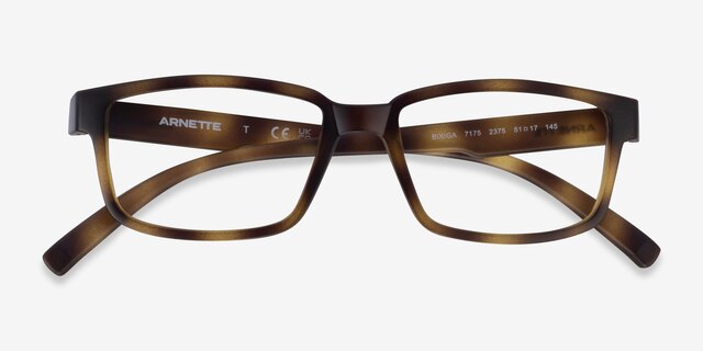 ARNETTE Bixiga Matte Tortoise PlasticEyeglass Frames from EyeBuyDirect, Closed View