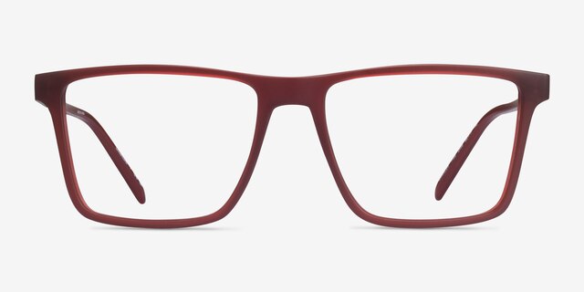 ARNETTE Brawler Matte Red PlasticEyeglass Frames from EyeBuyDirect, Front View